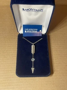 Montana Silversmiths Timber Ridge Arrow Necklace - NEW - NC4885 - Picture 1 of 2