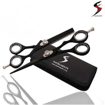 SS INSTRUMENTX Hair Cutting,Thinning Scissors Shears Set Hairdressing Salon Professional-Barber