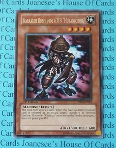 STBL-EN023 Karakuri Bushi mdl 6318 "Muzanichiha" Rare Yu-Gi-Oh Card 1st New - Picture 1 of 4