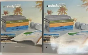 Florida Study Sync 12th Grade 12 English 4 Student Edition Bundle Volumes 1 & 2 - Imagen 1 de 1
