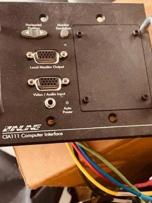 INLINE CIA111 ARCHITECTURAL SERIES COMPUTER INTERFACE w/AC EXT MAAP & CAT5e - Image 1 of 4