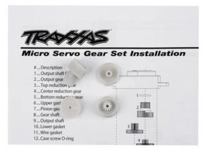 Traxxas Getriebe für 2080 Servo TRX2082 E-Revo Summit Slash 1:16 - Bild 1 von 2