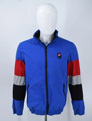 Chaqueta cortavientos ENERGIE By Sixty Italia bordada cremallera completa algodón para hombre pequeña Foto 1 de 4