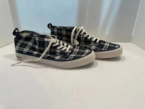 Scarpe da ginnastica alte SeaVees Legend 90 tartan tela twill a quadri (taglia 11) - Foto 1 di 10