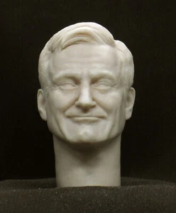 ROBIN WILLIAMS CUSTOM RESIN UNPAINTED HEAD SCULPT ACTION FIGURES 1/6 Scale - Foto 1 di 4