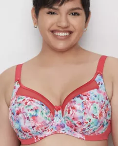 GODDESS Women Plus Size Kayla Signature Print Full-Coverage UW Bra 42DD NWT $52 - Picture 1 of 7