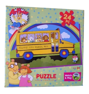 Rompecabezas Cra-Z-Art 24 piezas - nuevo - autobús escolar Arthur - Imagen 1 de 1