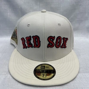 New Era Navy Boston Red Sox 2004 World Series 59FIFTY Fitted Hat Size 7 1/2 - Picture 1 of 6