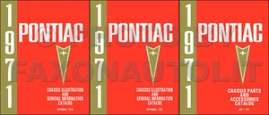 Libro de piezas mecánicas Pontiac 1971 1970 1969 1968 1967 66 chasis maestro catálogo - Imagen 1 de 2