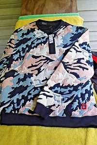 NWT'S! AKOO BLACK ICE SZ. XXL(2XL), HEAVENLY CREW WINTER WHITE SHIRT! MSRP $116 - Foto 1 di 11
