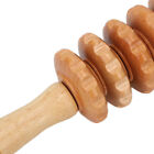 (Wood Color)Massage Roller Stick Meridian Back Massage Wooden Eliminate Sls