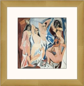 Pablo Picasso Les Demoiselles Custom Framed Print - Picture 1 of 2