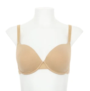 La Perla L8249 Nude Souple Lace Trim Bra Women's Size 32E - Picture 1 of 2