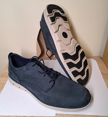 TIMBERLAND BRADSTREET OXFORD SHOES - EU 49, UK 13.5, NAVY NUBUCK  (model A2C6N) - Image 1 of 4