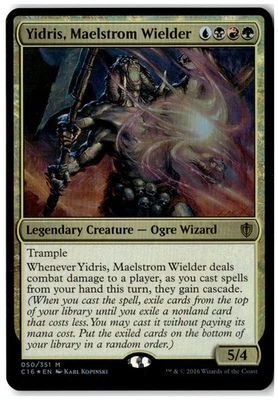 MTG Foil Yidris, Maelstrom Wielder (Commander 2016) - Oversize Cards MP ENG - Image 1 of 2