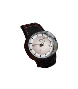 REPLAY RX7203AH Dark Herren Uhr Cosmic SCHWARZ Textilarmband Klettverschluss - Imagen 1 de 2