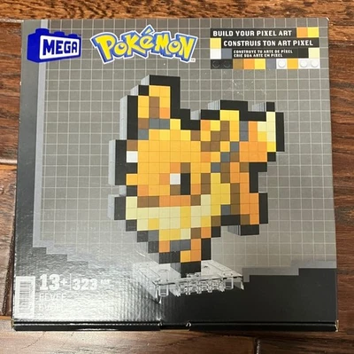 MEGA Pokémon Eevee Pixel Art Set de Construcción con 323 Piezas HTH78 Nuevo en Caja Foto 1 de 2