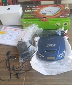 Sony D-191 DISCMAN LETTORE CD PORTATILE FUNZIONANTE CUFFIE JBL - Imagen 1 de 10