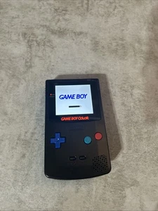 Nintendo Game Boy Color Brighter Screen Mod Louder Speaker Black Shell Handheld - Picture 1 of 13