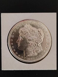 1881 S Silver Morgan Dollar - Picture 1 of 2