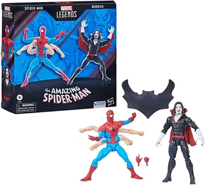 Marvel Legends The Amazing Spider-Man Series: ¡Figuras de MORBIUS & SPIDER-MAN 6"! Foto 1 de 4