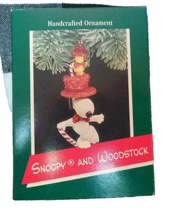 Have one to sell? Sell now HALLMARK KEEPSAKE CHRISTMAS Ornament SNOOPY & WOODST - Picture 1 of 1