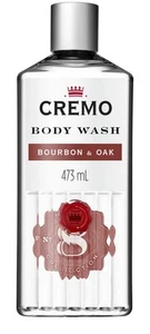 Cremo Bourbon and Oak Body Wash, Men's Shower Gel for Body Skin Care, Rich - Picture 1 of 5