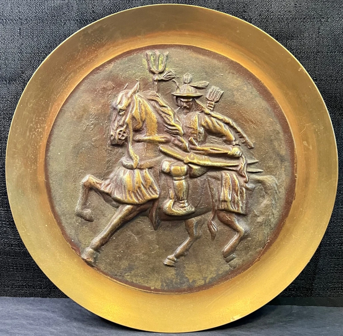 中国古董黄铜盘子| eBay