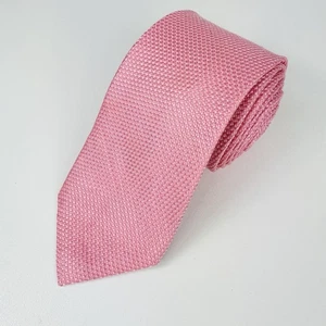 Charles Tyrwhitt Pink Textured Silk Tie Extra Long 61” x 3.25” Jermyn London - Picture 1 of 8