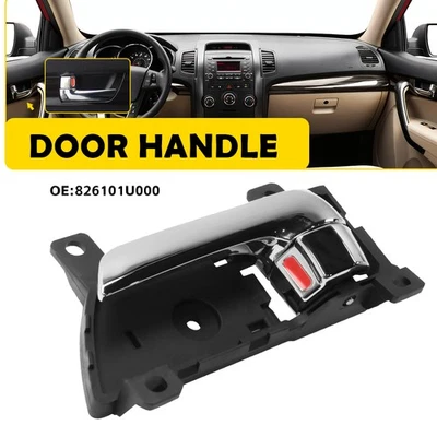 Manija de puerta interior para Kia Sorento 2011-2012 base delantera izquierda trasera interior negra Foto 1 de 4