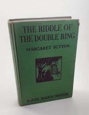 The Riddle of the Double Ring  A Judy Bolton Mystery 1937 HC Glossy Illustration - Image 1 of 4