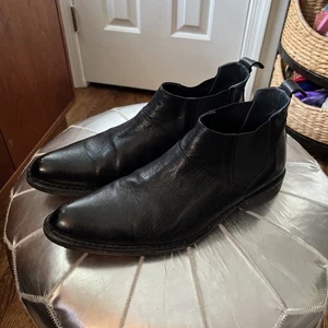 BOTAS BAJAS MAMÁ HECHAS A MANO NEGRAS talla 44 (US 11) - Imagen 1 de 9