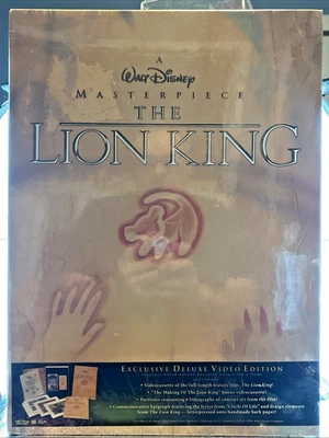Walt Disney Masterpiece The Lion King Exclusive Deluxe Video Edition MISB - Image 1 of 4
