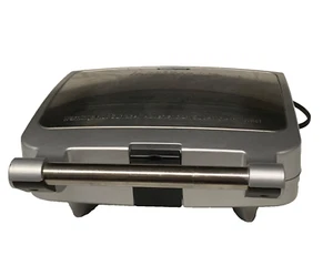 Farberware Waffle Maker S6218 Two Waffles Removable Plates Stainless Steel - Picture 1 of 4