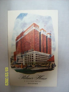 Tarjeta postal Palmer House Chicago sin usar y como nueva - Imagen 1 de 5