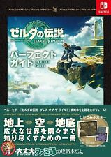The Legend of Zelda Tears of the Kingdom Perfect Guide libro japonés juego...