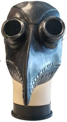 ORLOB Maske Pestdoktor Vintage Schnabelmaske Rabe Krähe Cosplay LATEX