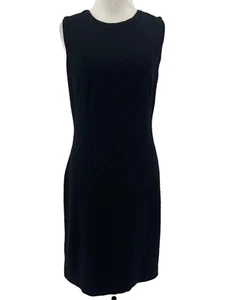 Aspesi Design By Lawrence Steele Women's Black Wool Sleeveless Dress Size 40 - Picture 1 of 7