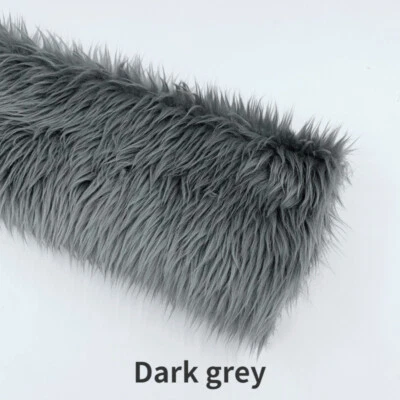 3CM Long Hair Faux Fur Fabric 40 45CM Furry Sheet DIY Material Toy Doll Craft - Image 1 of 4