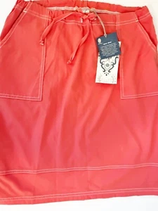 Neu mit Etikett Prana Pink Bliss Damenrock Gr. Large Stil W3BLIS Taschen Knie lachs NEU - Bild 1 von 14
