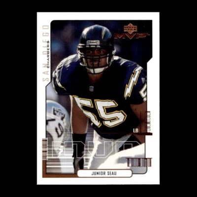 Junior Seau 2000 Upper Deck San Diego Chargers #148 R329D 60 - Image 1 of 2