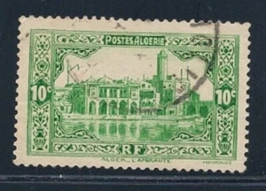ALGERIA #83 10c Admiralty Building Algiers Algerie USED VF NH P13 Hand Cxl 1936 - Picture 1 of 2