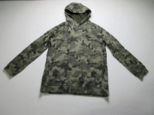 Xersion Green Camo Brushed Fleece Pull-Over Hoodie Sweatshirt Boy's Size XL NWT - Picture 1 of 6