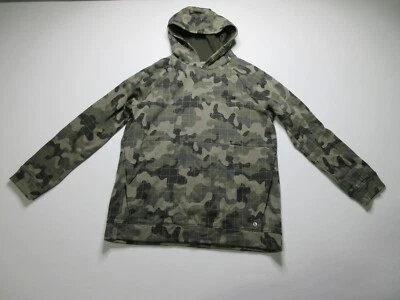 Xersion Green Camo Brushed Fleece Pull-Over Hoodie Sweatshirt Boy's Size XL NWT - Image 1 of 4