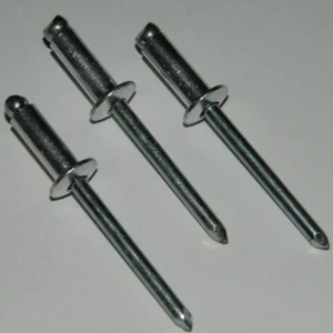 Standard Blindnieten Flachkopf Ø2,4 bis 7,8mm in Alu/Stahl Popnieten Nieten Niet - Bild 1 von 2