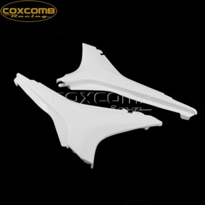 Dirt Bike White Side Cover Air Box Panel Guard For Honda CRF 250R 450R 2009-2013 - Image 1 of 4