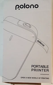 Polono Etikettendrucker Modell P10 - Bluetooth Thermodrucker - tragbar wiederaufladbar - Bild 1 von 4