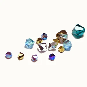 Kristallperlen Glasperlen Bicone von PRECIOSA in vielen Farben 6 mm 20x - Bild 1 von 88