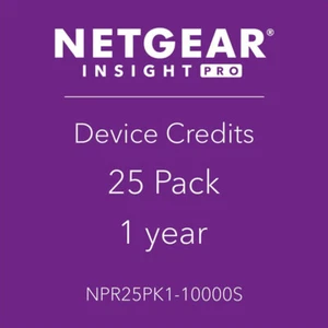 *NEW* NETGEAR NPR25PK1 Insight Pro Subscription License 25 Devices 1 Year - Picture 1 of 1