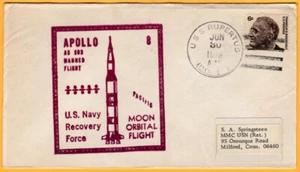 Space: Apollo 8 June 30 1969 USS Rupertus DD 851 - Used late - Picture 1 of 1